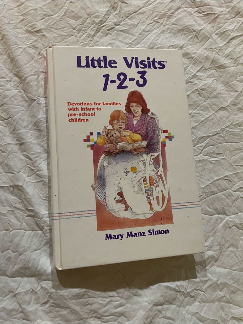 Little Visits 1-2-3 Hardcover Devotional Book by Mary Manz Simon